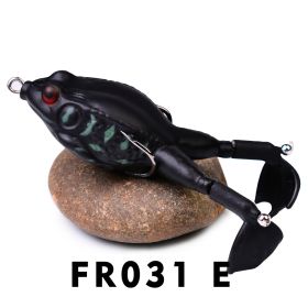 Rotating Legs Thunder Frog Luer Soft Lure (Option: Color E)