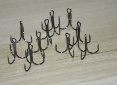 Three Claw Barbed Butterfly False Bait (Option: Black-4numbers-10PCS)