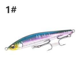 ABS Plastic Tossing Gentle Sink Topmouth Culter Bait (Option: 1 Gold Head Blue Back-8cm)