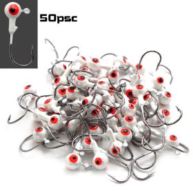 Five Color Fish Hook In Bulk (Option: White-3.5g-50PCS)