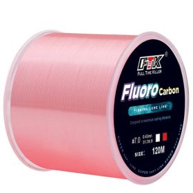 Nylon Thread Multicolor Fishing Line 120 M (Option: Pink-Number6)